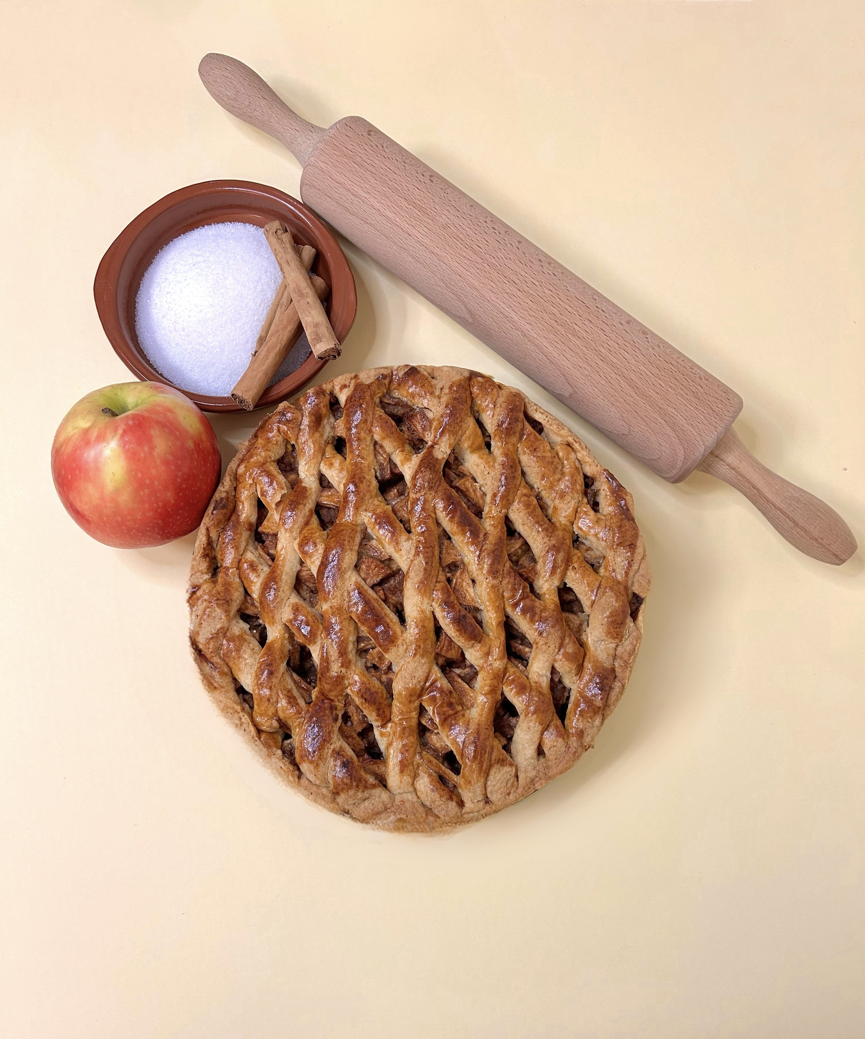 Deliciosa tarta de manzana holandesa